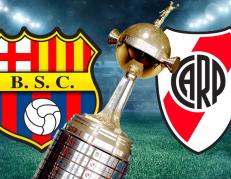 Barcelona Sc vs River por Copa Libertadores 2025.