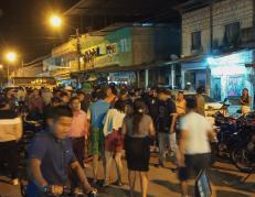 El caos que se vivió por el caso en la comunidad de Guangala.