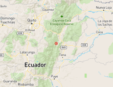 Sismo se registró en Napo.
