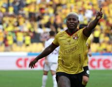 Gabriel Cortez marcó doblete ante Vinotinto.