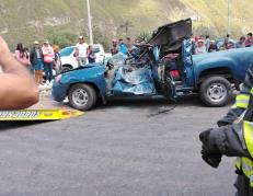 En Ambato, las vías también se tiñeron de sangre: una religiosa y una voluntaria de la Fundación Santa María de los Rosales murieron en un accidente.