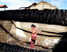 Rayó quemó una casa en Quito