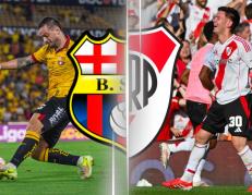 Octavio Rivero por Barcelona y Franco Mastantuono por River Plate, figuras del partido.