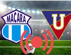 Macará recibe en Ambato a Liga de Quito.