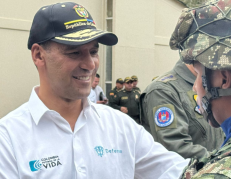El ministro de Defensa de Colombia, Pedro Sánchez.
