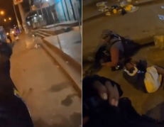 Policía interceptó a delincuentes en la Balerio Estacio.
