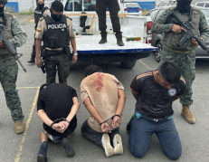 Los detenidos en Durán.