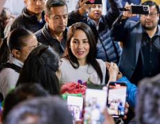 Luisa González fue candidata presidencial del correísmo.