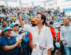 Marcela Aguiñaga, prefecta del Guayas.