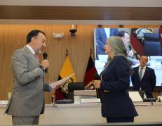 Fernanda Racines reelegida como vicealcaldesa de Quito