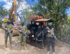 Operativos minería ilegal Ecuador