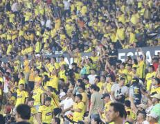 La hinchada de Barcelona SC salió mega feliz con el 2-0 ante Emelec.
