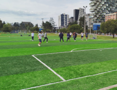 Parque La Carolina canchas