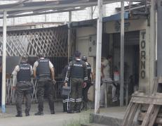 El crimen ocurrió en este taller mecánico. La víctima tenía 26 años.