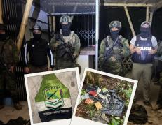 Militares detectan armamento  vinculado a Comandos de la Frontera