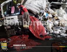 Accidente en Tambillo - Cuerpo de Bomberos de Mejía