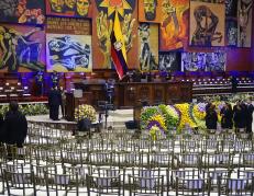 La Asamblea Nacional será el escenario para la posesión presidencial de Daniel Noboa.