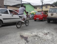 En este sector ocurrió el crimen.