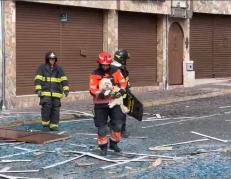 Una fuerte explosión se registró en el centro de Riobamba.