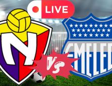 El Nacional recibe a Emelec en el estadio Gonzalo Pozo.
