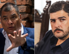 Rafael Correa y Aquiles Álvarez enfrentados en redes sociales.