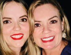 Úrsula Strenge y su hija Camila Nogales