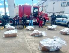 Camión cargado de droga en Tulcán