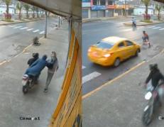 Captura de pantalla del video del incidente que se ha viralizado.