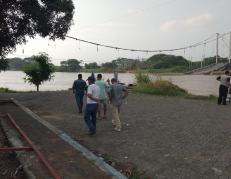 colapso de puente en Daule