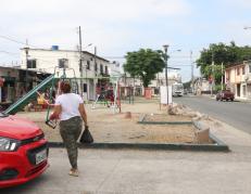 El acto violento se produjo en un parque de aquella ciudadela, a un costado de la calle Los Ríos.