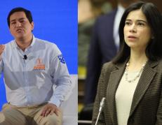 Andrés Arauz y Esther Cuesta