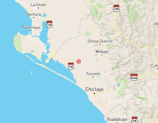Temblor hoy se sintió en Ecuador, pero se registró en Perú.