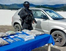 operativo antidrogas en Loja