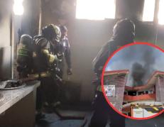 incendio en colegio Idrobo de Quito