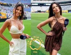 Mundial de Clubes 2025, Eleonora Incardona, reportera italiana, influencer, reina del Mundial de Clubes, looks atrevidos