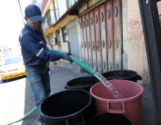 Agua en Quito.