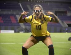 Kerlly Real jugador de la selección de Ecuador.