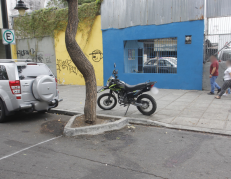 En el sitio del suceso aún quedaban rastros este domingo.