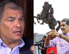 Rafael  Correa y Nicolás MAduro