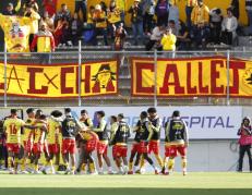 Aucas celebró ante Liga de Quito este 9 de agosto.