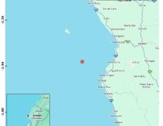 Cuarto temblor consecutivo en Puerto López, Manabí.