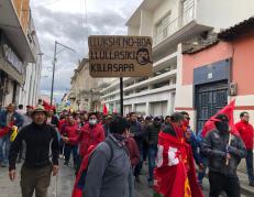 Nuevas manifestaciones se dieron en Cotopaxi.