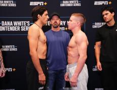 Adrián Luna (izq) puede ser el primer guayaquileño en firmar con UFC.