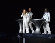 El show de la artista duró aproximadamente dos horas.