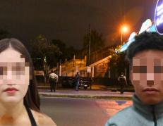 pareja baleada afuera de un colegio