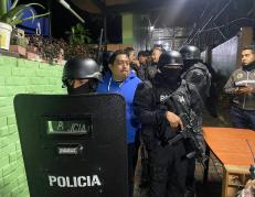 El abogado Lenin Vimos, abogado de Los Lobos, identificado como líder de esta res