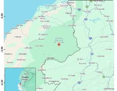 Temblor se reportó en el sur de Ecuador este 16 de noviembre.