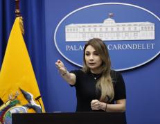 Carolina Jaramillo sale de Carondelet