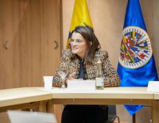 María José Pinto, vicepresidenta de Ecuador.