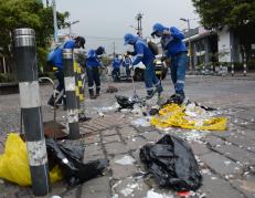 Recolección de basura en Quito